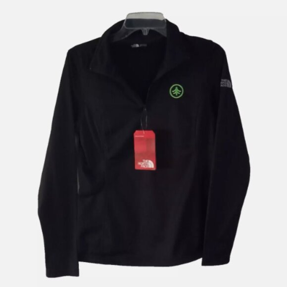 The North Face Women’s Jacket Sz S NWT Black Softshell 1/4 Zip Athletic Fit - Picture 12 of 13